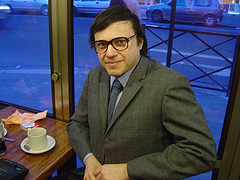 Bertrand Burgalat á Café París, ansi huggó, og mjög lekkert